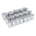 Juego de dados cuadro de 3/4", 12 puntas, en pulgadas, 18 piezas Urrea 55109