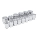 Juego de dados cuadro de 3/4", 12 puntas, en pulgadas, 14 piezas Urrea 55113