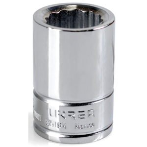 Dado cuadro de 3/4", 12 puntas, métrico, 19 mm Urrea 5519M