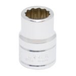 Dado cuadro de 3/4", 12 puntas, en pulgadas, 3/4" Urrea 5524