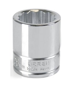 Dado cuadro de 3/4", 12 puntas, métrico, 28 mm Urrea 5528M