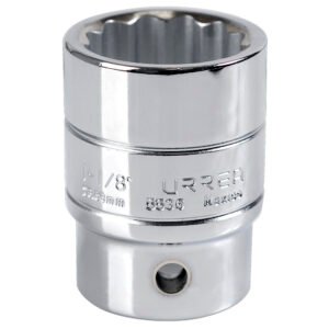 Dado cuadro de 3/4", 12 puntas, en pulgadas, 1-1/8" Urrea 5536