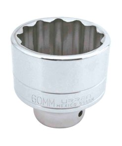 Dado cuadro de 3/4", 12 puntas, métrico, 60 mm Urrea 5560M