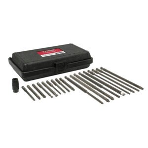 Juego de puntas de poder y adaptador rápido cuadro de 1/4" Quick release, 19 piezas Urrea 61919X
