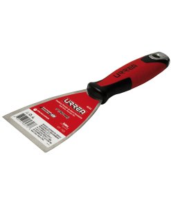 Espátula flexible de acero inoxidable con mango bimaterial 3" Urrea 653X