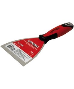 Espátula flexible de acero inoxidable con mango bimaterial 6" Urrea 656X