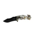 Navaja abatible de acero inoxidable para campamento con luz Urrea 686B