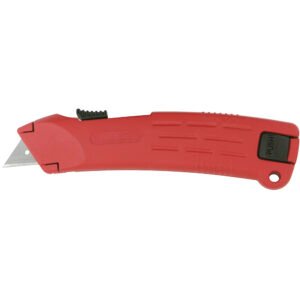 Navaja utilitaria retráctil automática de seguridad de 6-3/4" , cuerpo de zamac Urrea 689AR