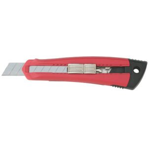 Cutter con cuerpo de zamac  de 22 mm, cambio automático de navaja Urrea 691