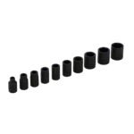 Juego de dados de impacto cuadro de 1/4", 6 puntas, en pulgadas, 10 piezas Urrea 69106