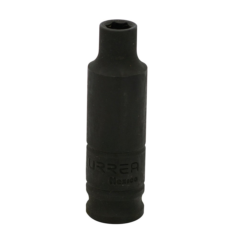 Dado de impacto largo cuadro de 3/8", 6 puntas, métrico, 8 mm Urrea 7008M