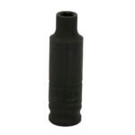 Dado de impacto largo cuadro de 3/8", 6 puntas, métrico, 10 mm Urrea 7010M