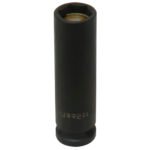 Dado de impacto largo con imán cuadro de 3/8", 6 puntas, métrico, 13 mm Urrea 7013MHM