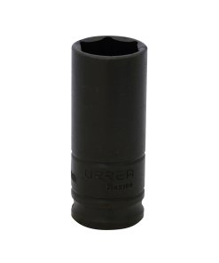 Dado de impacto largo cuadro de 3/8", 6 puntas, métrico, 22 mm Urrea 7022M