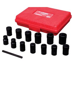 Juego de extractor tuercas barridas 3/8", 14 piezas Urrea 7200S