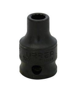 Dado de impacto cuadro de 3/8", 12 puntas, en pulgadas, 1/4" Urrea 7208