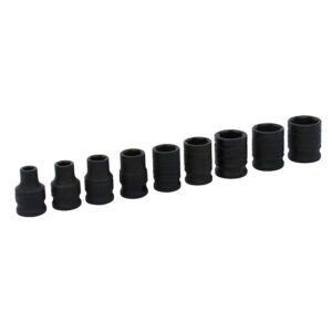 Juego de dados de impacto cuadro de 3/8", 6 puntas, en pulgadas, 9 piezas Urrea 72102