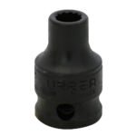 Dado de impacto cuadro de 3/8", 12 puntas, en pulgadas, 3/8" Urrea 7212