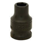 Dado de impacto cuadro de 3/8", 6 puntas, métrico, 12 mm Urrea 7212M
