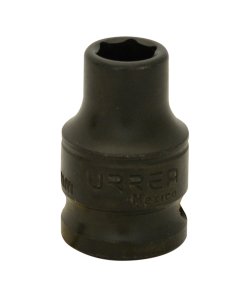 Dado de impacto cuadro de 3/8", 6 puntas, métrico, 12 mm Urrea 7212M