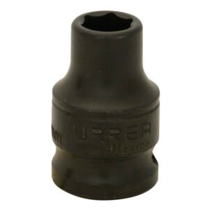 Dado de impacto cuadro de 3/8", 6 puntas, métrico, 12 mm Urrea 7212M