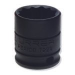 Dado de impacto cuadro de 3/8", 12 puntas, en pulgadas, 3/4" Urrea 7224