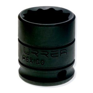 Dado de impacto cuadro de 3/8", 12 puntas, en pulgadas, 7/8" Urrea 7228