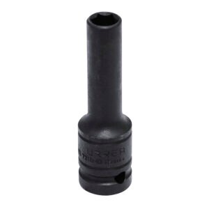 Dado de impacto largo pared delgada cuadro de 1/2", 6 puntas, métrico, 10 mm Urrea 7310MD