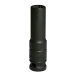 Dado de impacto largo cuadro de 1/2", 12 puntas, métrico, 12 mm Urrea 7312MT