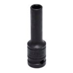 Dado de impacto largo pared delgada cuadro de 1/2", 6 puntas, métrico, 16 mm Urrea 7316MD