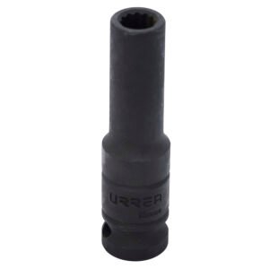 Dado de impacto largo cuadro de 1/2", 12 puntas, en pulgadas, 9/16" Urrea 7318