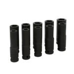 Juego de dados largos de impacto cuadro de 1/2", métricos, 6 puntas, 10 piezas Urrea 73212M
