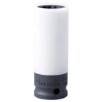 Dado de impacto métrico cuadro de 1/2", con protección Nylamid, 21 mm Urrea 7321MPR