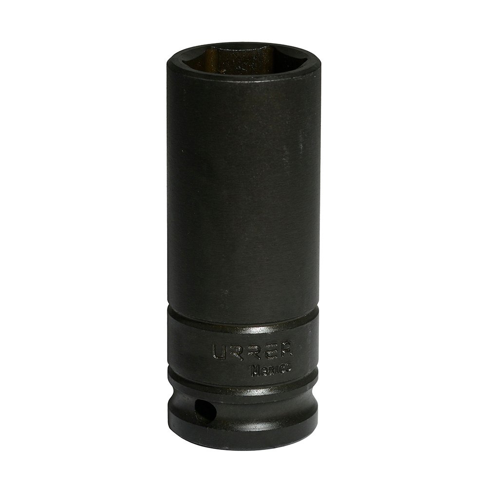 Dado de impacto largo cuadro de 1/2", 6 puntas, métrico, 24 mm Urrea 7324M