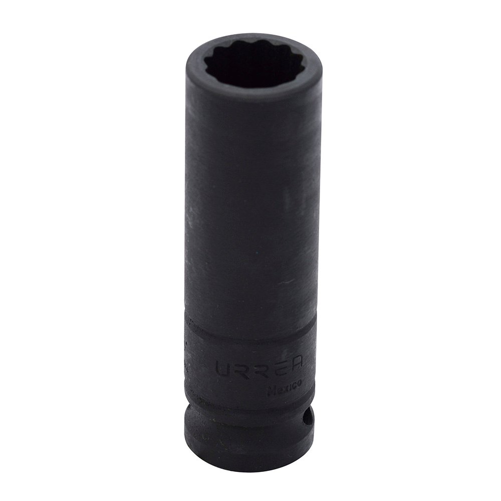 Dado de impacto largo cuadro de 1/2", 12 puntas, en pulgadas, 13/16" Urrea 7326