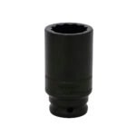 Dado de impacto largo cuadro de 1/2", 12 puntas, métrico, 27 mm Urrea 7327MT