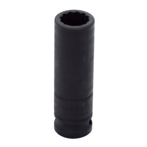 Dado de impacto largo cuadro de 1/2", 12 puntas, en pulgadas, 1" Urrea 7332