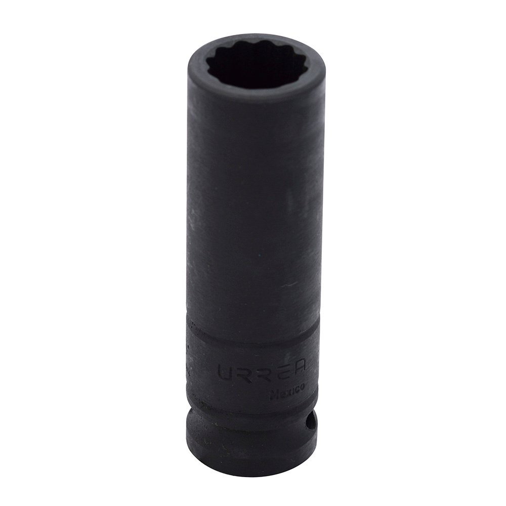 Dado de impacto largo cuadro de 1/2", 12 puntas, en pulgadas, 1-1/16" Urrea 7334