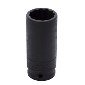 Dado de impacto largo cuadro de 1/2", 12 puntas, en pulgadas, 1-1/8" Urrea 7336