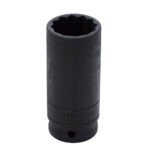 Dado de impacto largo cuadro de 1/2", 12 puntas, en pulgadas, 1-5/16" Urrea 7342