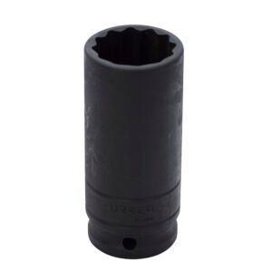Dado de impacto largo cuadro de 1/2", 12 puntas, en pulgadas, 1-1/2" Urrea 7348