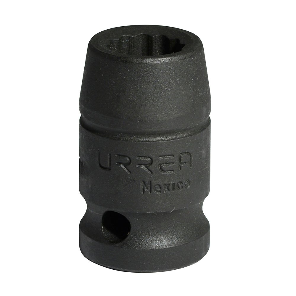 Dado de impacto cuadro de 1/2", 12 puntas, métrico, 10 mm Urrea 7410MT
