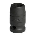 Dado de impacto cuadro de 1/2", 12 puntas, métrico, 12 mm Urrea 7412MT