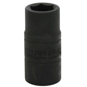 Dado de impacto corto doble boca métrico cuadro de 1/2", 17 x 19 mm Urrea 741719M