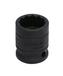Dado de impacto cuadro de 1/2", 12 puntas, en pulgadas, 5/8" Urrea 7420