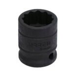 Dado de impacto cuadro de 1/2", 12 puntas, en pulgadas, 1-3/8" Urrea 7444