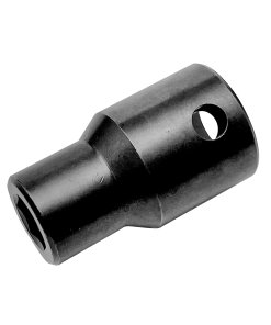 Adaptador de impacto con barreno pasado para puntas hexagonales 5/16", cuadro 1/2" Urrea 7472