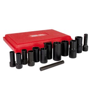 Juego de extractor tuercas barridas 3/8", 13 piezas Urrea 74HLR