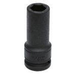 Dado de impacto largo pared delgada cuadro de 3/4", 6 puntas, en pulgadas, 7/8" Urrea 7514LD