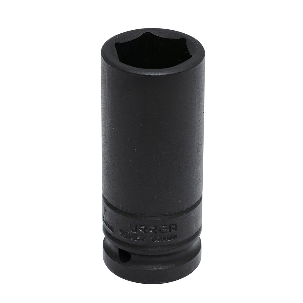 Dado de impacto largo pared delgada cuadro de 3/4", 6 puntas, en pulgadas, 1" Urrea 7516LD